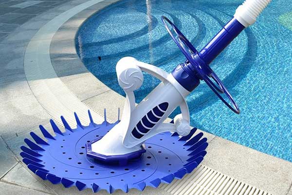 Festnight Automatischer Pool Bodensauger Poolreiniger Bodenreiniger Schwimmbad Reinigungsmaschine mit 7,5 m Schlauch 