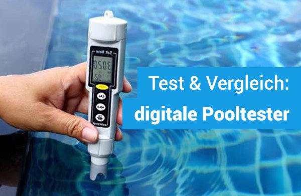 Elektronischer Pool Wassertester Messgerät Wassertest Chlor und pH Wert Test 