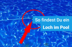Loch im Pool finden: Anleitung & Tipps
